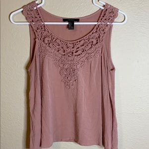Forever 21 Pink Sleeveless Top